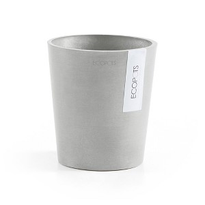 Ecopots Morinda Durable Modern Round Indoor/Outdoor Recycled-Based Composite Orchid Flower Planter - 1 of 4