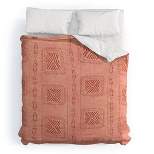 Deny Designs Schatzi Brown Mudcloth Comforter Set Terracotta