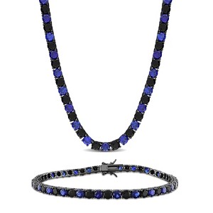 EVERLY JEWELRY |Men's Black Rhodium Plated Sterling Silver 58 1
