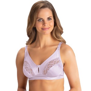 Collections Etc 2-pack Instant Shaping By Plusform Keyhole Bra - 1 of 4
