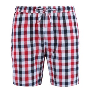 Ten West Apparel Men's Plaid Lounge Shorts - 1 of 4