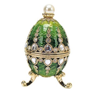 Design Toscano The Bogdana Collection Romanov-Style Enameled Egg: Veronika - 1 of 3