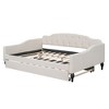 Whisen Multifunctional Full Size Daybed & Bed Frame, Sturdy Plywood, Easy Assembly for Bedroom & Living Room - 4 of 4
