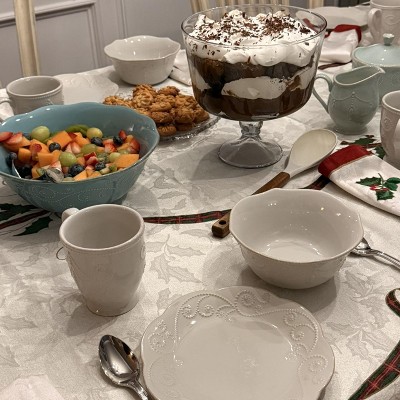 Majestic Gifts European Handmade Trifle Bowl, Large, Clear
