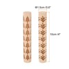 Unique Bargains Wood Clay Grain Texture Carved Fine Baking DIY Rolling Pins 2 Pcs - 2 of 4