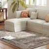 HOMCOM Machine Washable Area Rug, Non-Slip Traditional Flower Print Floor Carpet for Living Room, Bedroom, Dining Room - 4 of 4