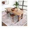 【Father's Day Gifts】Vintage Rug Washable Area Rug with Floral Printed Design for Indoor Use - Foldable Thin Rug for Living Room, Bedroom, Nursery, Of - 3 of 4