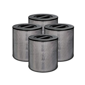 Nispira KF170 Replacement Filter Compatible with Kenmore PM1005 850e Air Purifier 3-in-1 True HEPA Activated Carbon, 4 Packs - 1 of 4