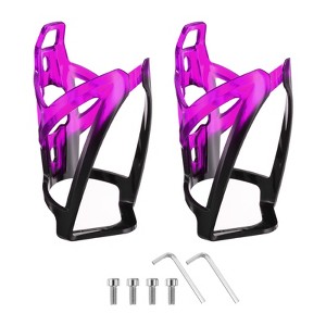 Unique Bargains PC Universal Cycling Bike Water Bottle Holders 2 Pcs with Screw and Wrench 5.2" - 1 of 4