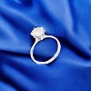 Slickblue Classic Solitaire Round CZ Engagement Ring, Rhodium-Plated, 1 Ct., 2 Ct., or 3.5 Ct., Sizes 5-10 - 2 of 4