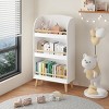 Boersma 3-Tier Wooden Kids Bookshelf – Montessori-Style Bookcase for Toddlers, Fiberboard Display Organizer for Kids Room, Nursery, Playroom - 3 of 4