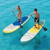 Costway 11' Inflatable Stand Up Paddle Board whth Accessories Paddle Hand Pump Repair Kit, Blue/Gray/Yellow/Dark Blue/Turquoise - 4 of 4