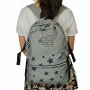 Slickblue Fabric Outdoor Backpack, Zipper Interior & Front Pocket, School Daypack, Practical, Gray, 15" x 14.5" x 5.5" - 3 of 4