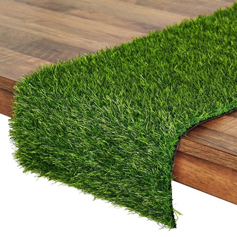 Luchuan Artificial Grass Table Runner for Table Decoration 12 x
