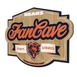 NFL Chicago Bears Fan Cave Sign - 1 of 4