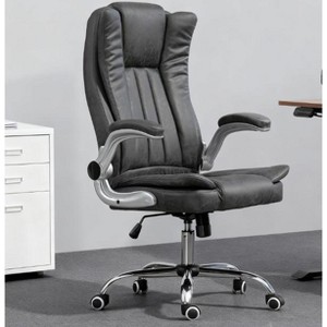Racxily Desk Chair with Padded Arms,Executive Office Chair,Adjustable Height and Tilt Function - 1 of 4