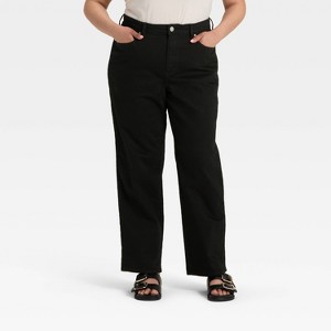 Women's Everyday High-Rise Straight Jeans - Universal Thread™ - 1 of 3