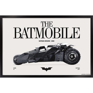 Trends International DC Comics Batman: 85th Anniversary - The Batmobile 2005 Framed Wall Poster Prints - 1 of 4