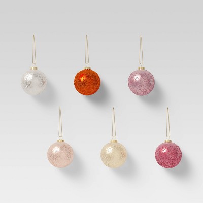 Set of 6 Glass Ornaments Warm - Opalhouse™