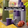 Crown Display 9 oz. Disposable Coffee Cups Paper Cups Hots Drinks/Cold Cups Durable Disposable Hot Tea Cup Disposable - 2 of 4