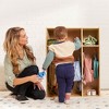 ECR4Kids Streamline 3-Section Coat Locker, Toddler Size, Natural - 4 of 4