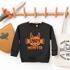 The Juniper Shop Candy Monster Horns Glitter Toddler Graphic Sweatshirt - 2 of 3