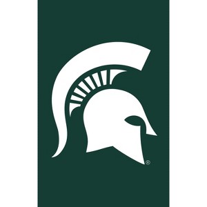 Evergreen NCAA Michigan State University Applique House Flag 28 x 44 Inches Outdoor Decor for Homes and Gardens - 1 of 4