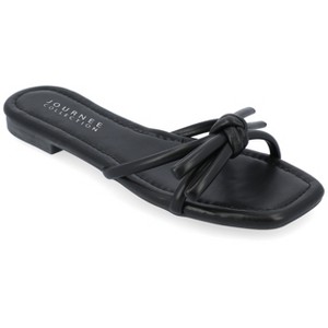 Journee Collection Womens Soma Slide Low Block Heel Sandals - 1 of 4