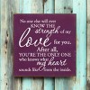 Slickblue Wood Sign with Quote – Rustic Decor, "You Know My Heart" Saying, 7x7, Multicolor Options - 2 of 3