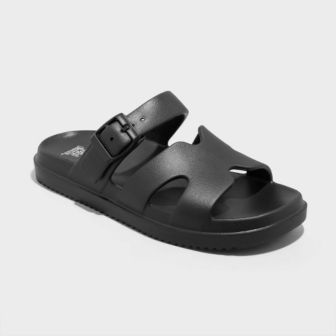 Women s Maysen Footbed Sandals Wild Fable Black 10 Target