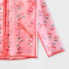 Kids' Cherries Printed Clear Rain Coat - Cat & Jack™ Pink - 3 of 3