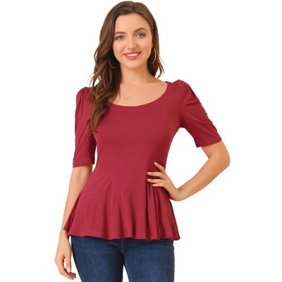 cute peplum shirts