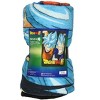 Dragon Ball Super Goku Saiyan Blue God Soft And Plush Fleece Throw Blanket Black - 3 of 3