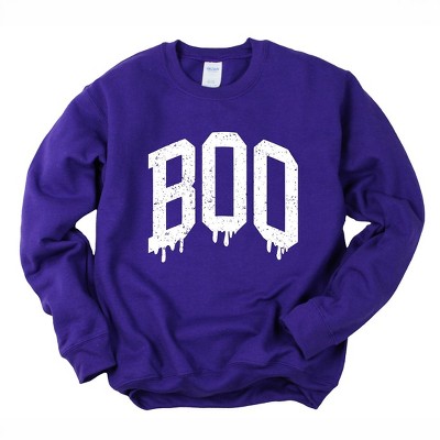 Simply Sage Market Women's Graphic Sweatshirt Boo Distressed