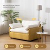 YOOCOZZ Color-Blocking Chenille Sofa Chair & Armchair with Extra-Wide and Extra-Deep Seat, Pillows - 4 of 4