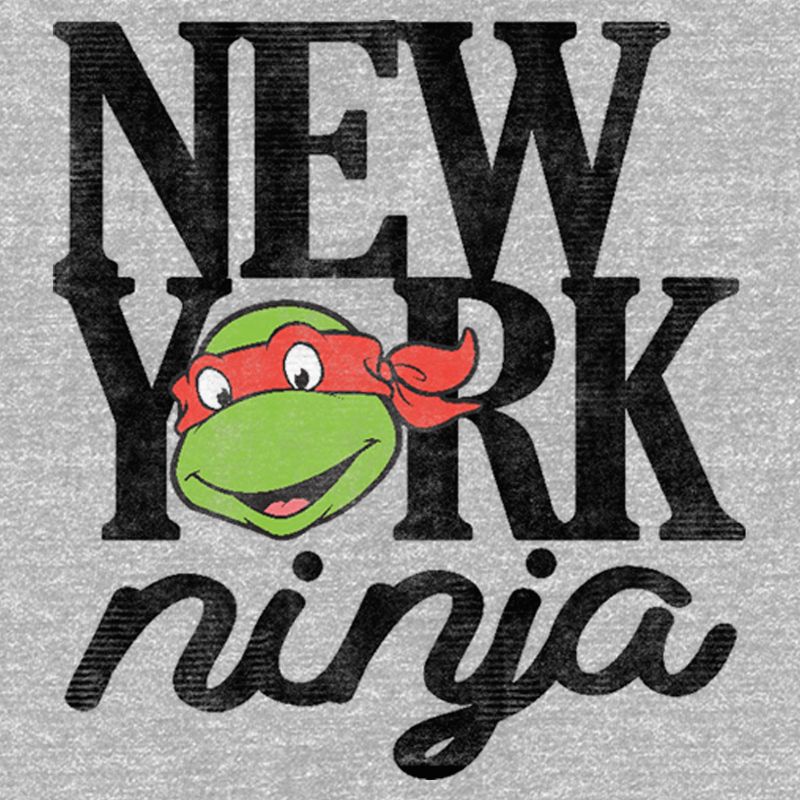 Men's Teenage Mutant Ninja Turtles Distressed New York Donatello Face T-Shirt, 2 of 6