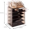 Sorbus Clear Makeup & Jewelry Organizer & Display (4 Large, 2 Small Drawers) - 4 of 4