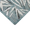 Liora Manne Carmel  Indoor/Outdoor Rug  Aqua.. - 2 of 4