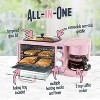 Nostalgia 3-in-1 Retro Breakfast Station - Includes 5 Cup Coffee Maker, Non-Stick Ceramic Griddle, and 4-Slice Toaster Oven - 4 of 4