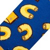 Crazy Socks, Fun Food & Snack Themed Crew Socks for Men, Colorful Assorted Styles - 4 of 4