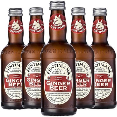 Fentimans Botanically Brewed Ginger Beer Sparkling Soda 9.3 fl oz Bottles – Premium Craft Soda/Mixer for Cocktails & Refreshing Drinks