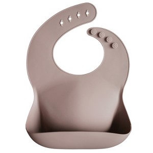 Mushie Silicone Baby Bib - 1 of 4