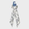 Floral Tile Print Hair Twister with Tails - Universal Thread™ White - 2 of 3