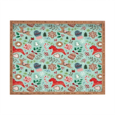 Pimlada Phuapradit Christmas gingerbread Rectangular Tray -Deny Designs