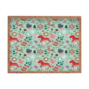 Pimlada Phuapradit Christmas gingerbread Rectangular Tray -Deny Designs - 1 of 2