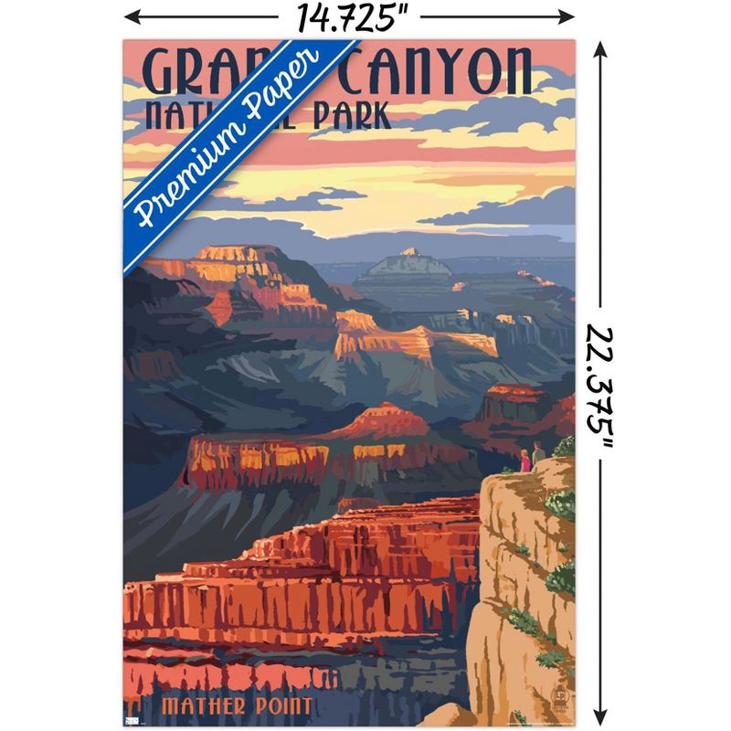 Trends International Lantern Press - Grand Canyon Mather Point Unframed Wall Poster Prints, 3 of 7