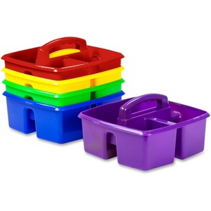Storex Industries Corporation Classoroom Caddy 9-1/4"x9-1/4"x5-1/4" 5Pcs Ast 00941U06C - 1 of 1