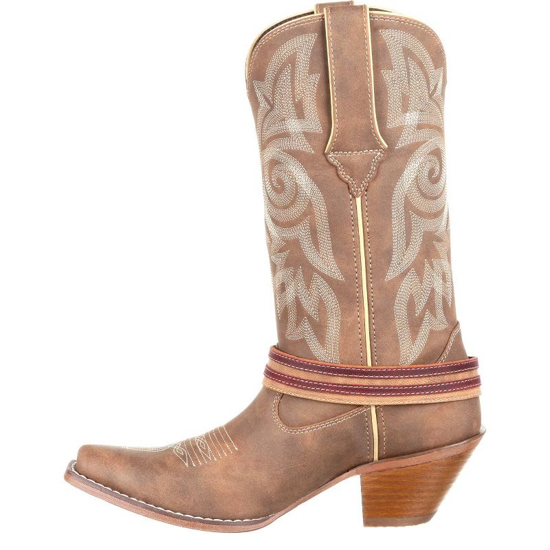 Women's Durango Flag Accessory Western Boot, DRD0208. Brown, 5 of 8