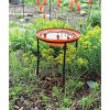 3" Reflective Crackle Glass Birdbath Bowl - Achla Designs - 3 of 3