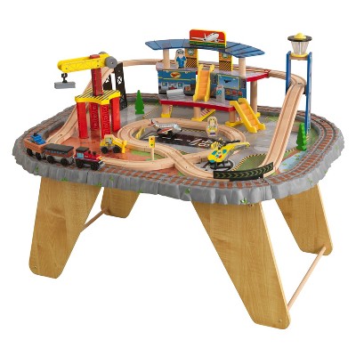 kidkraft train table with storage